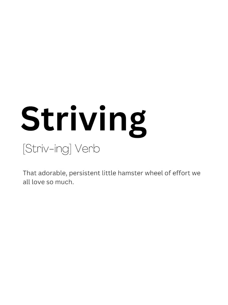 Striving Definition Meaning
