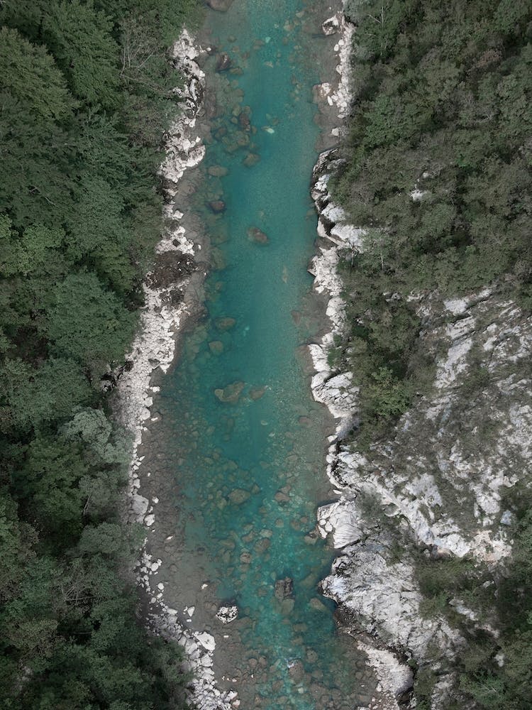 Blue Ice Water Trough Green Mountains