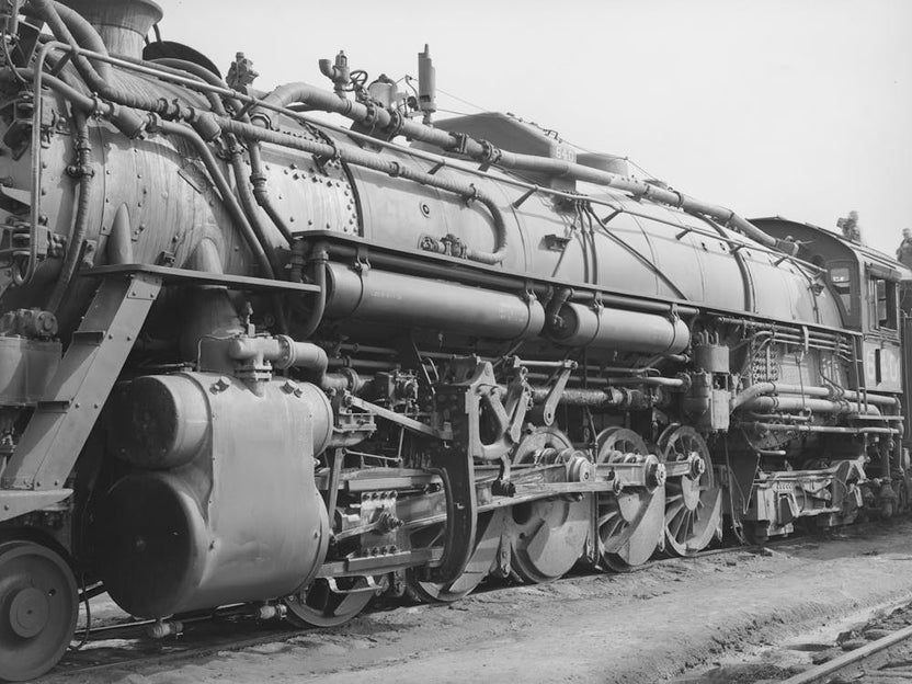 Detail Of Passenger Locomotive While In The Yard At Big Spring, Texas By Russell Lee