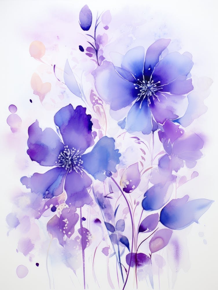 Aquarell Blumen 1