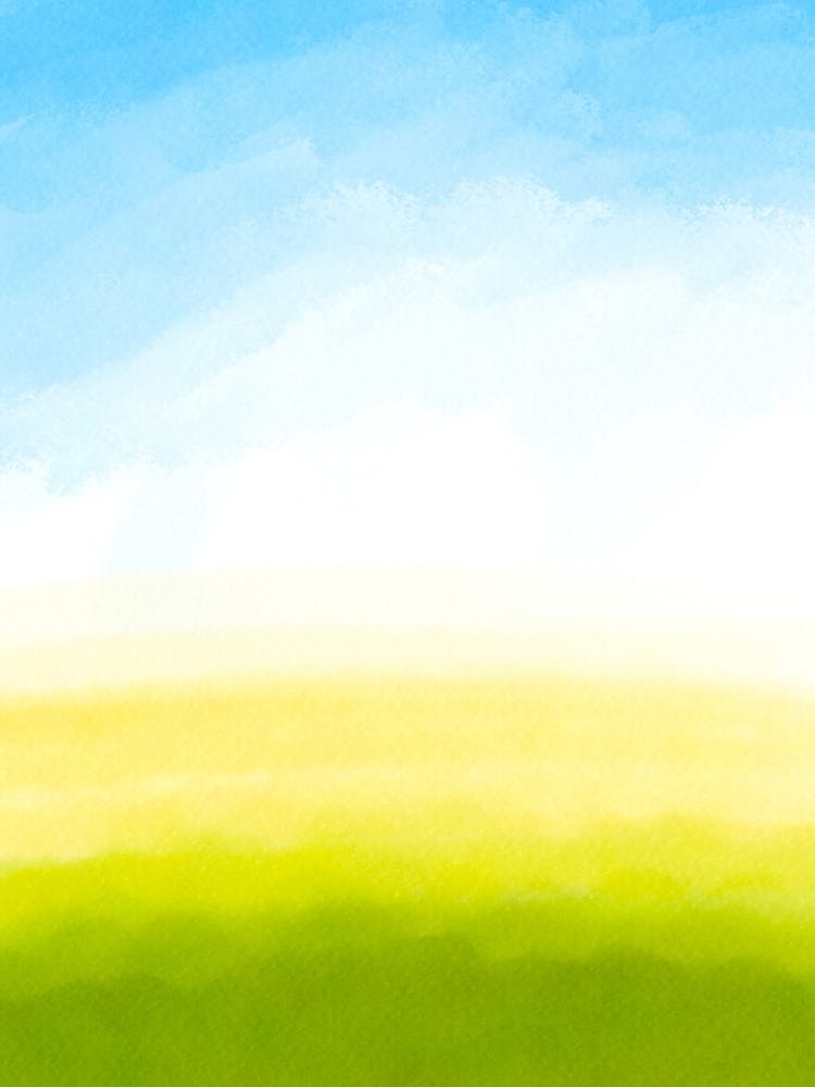 Aquarelle D'un Champ