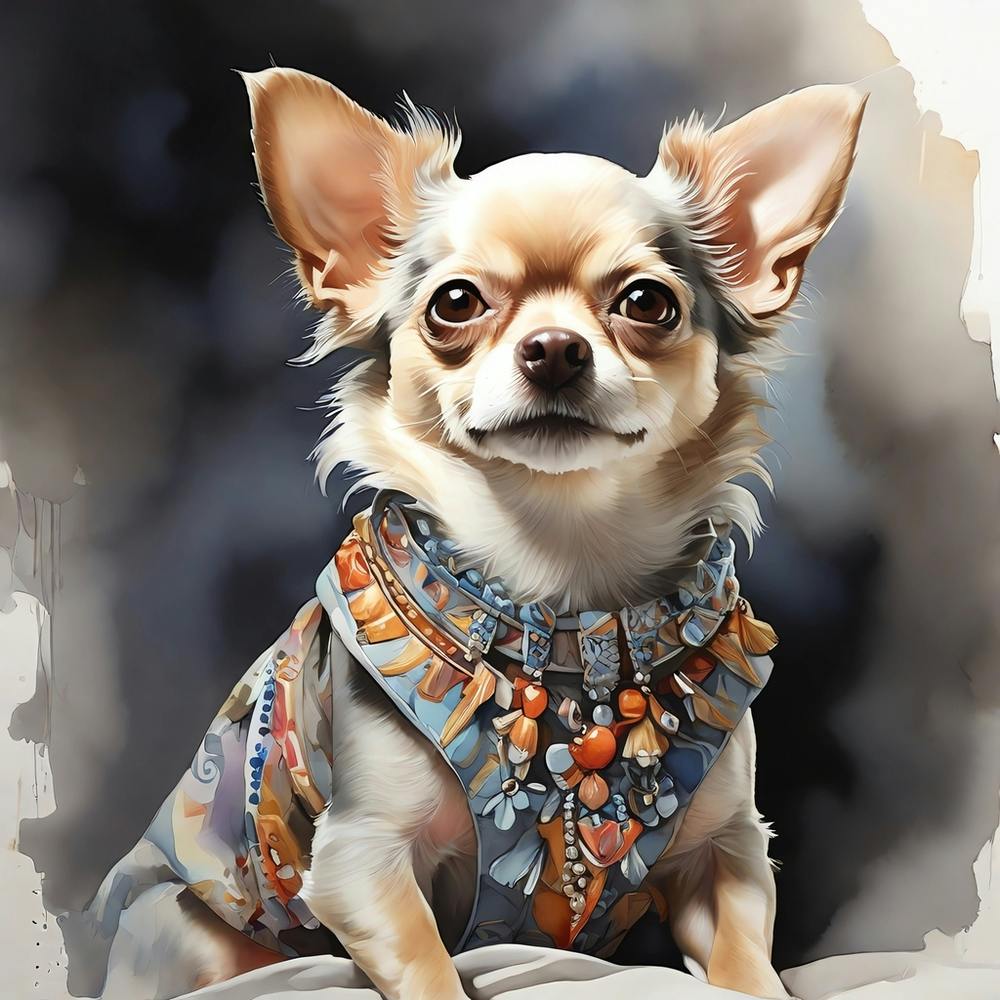 Chihuahua painting art