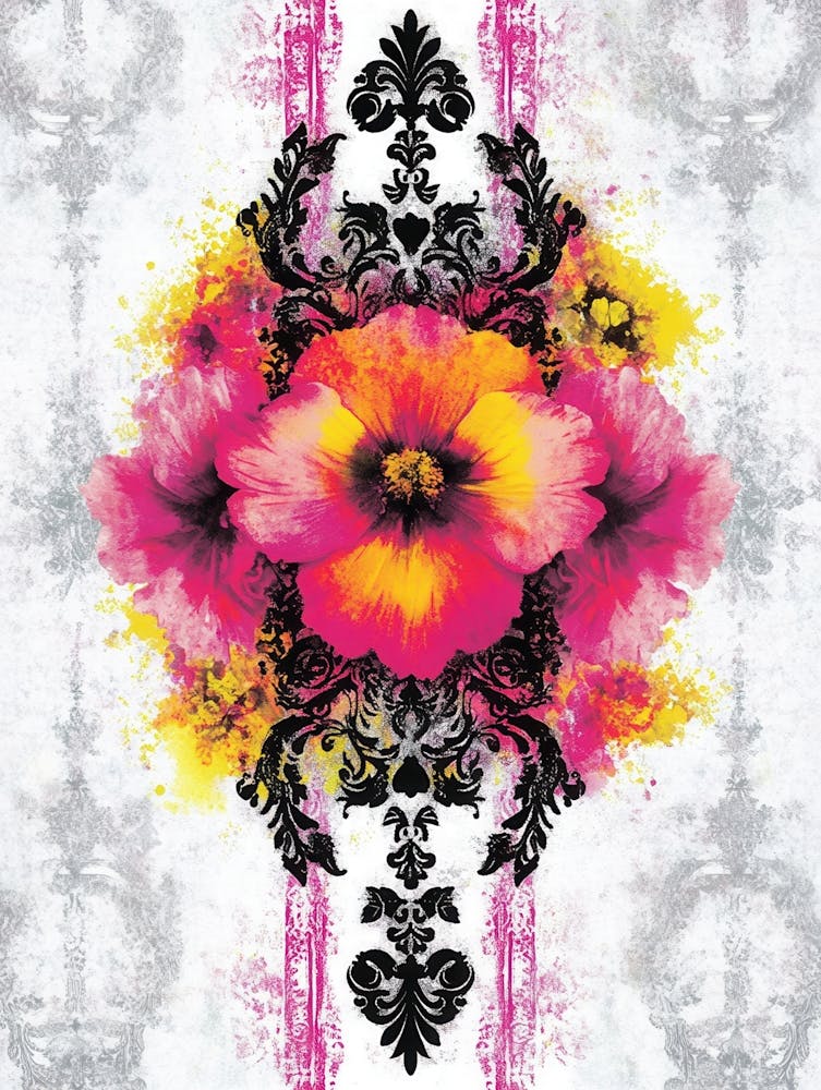 Pink And Yellow Flowers