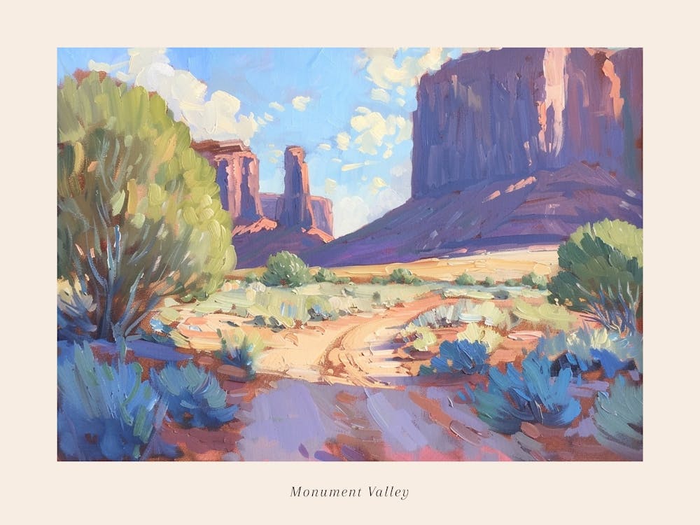 Western Landscapes Monument Valley 9 Poster