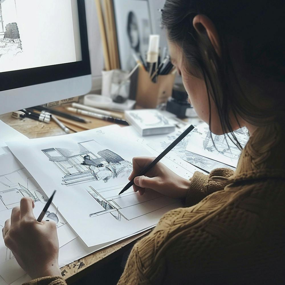 Making art