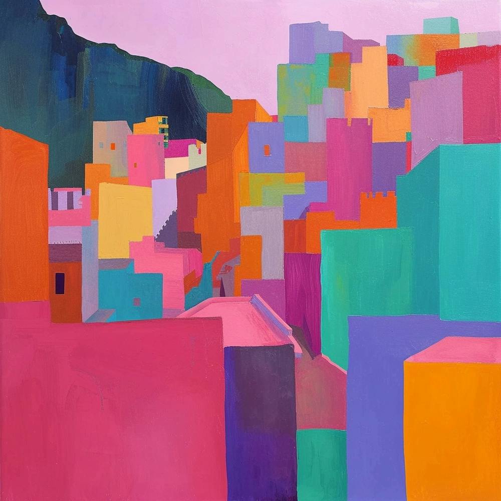 Abstract Travel Collection La Paz Bolivia 4