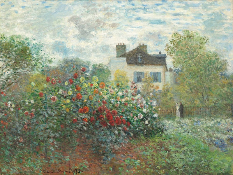 The Artist's Garden In Argenteuil, A Corner Of The Garden With Dahlias (1873), 1, Claude Monet