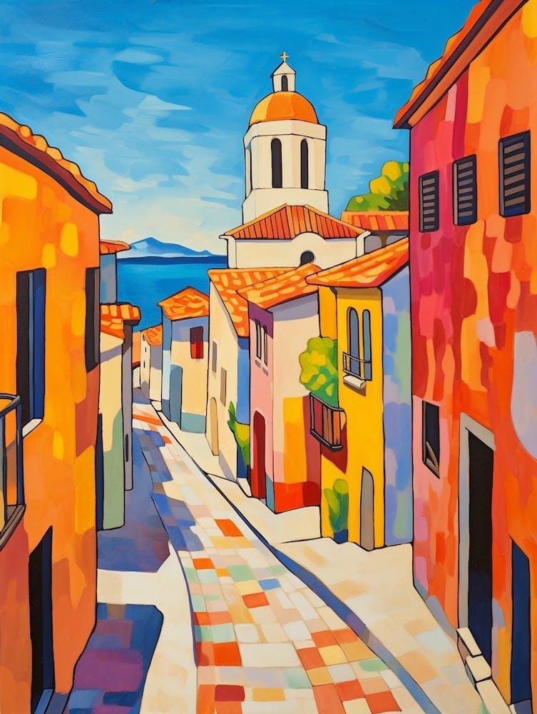 Zadar Croatia 4 Fauvist Painting
