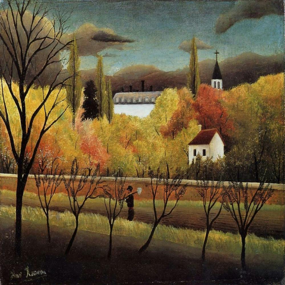 Henri Rousseau Le Verger