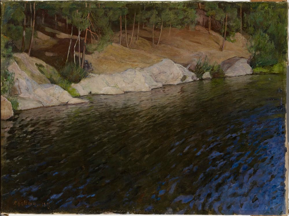 Riverside (1897), Pekka Halonen
