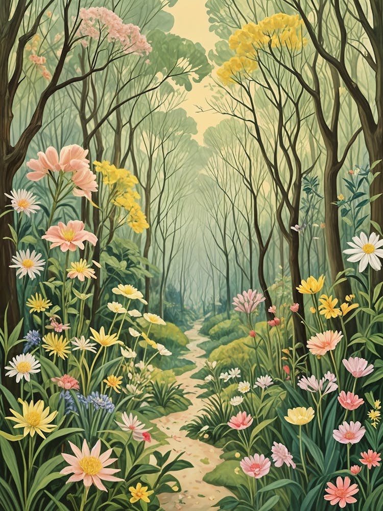 Path In The Woodland Spring no1