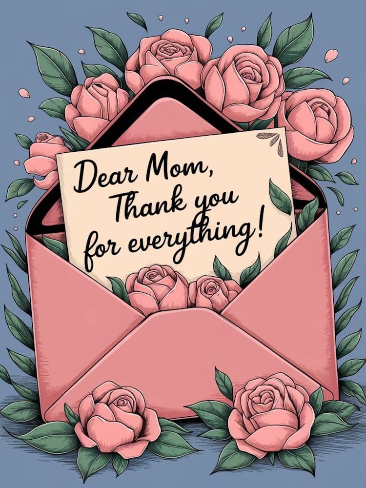 Dear Mom Thank You For Everything