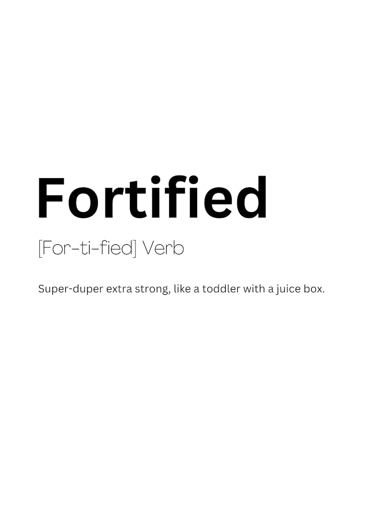 Fortified Definition Meaning