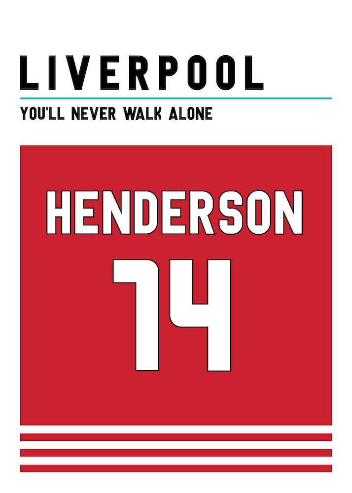 Jordan Henderson Liverpool Jersey