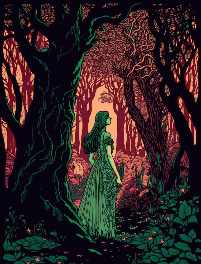 Girl In The Woods 4