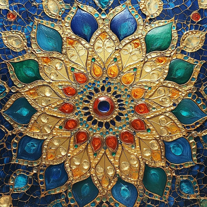 Mosaic Flower Art