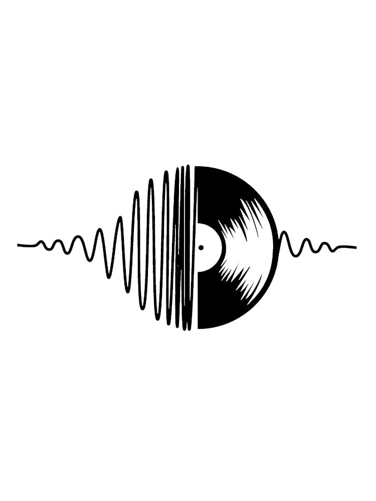 Vinyl Record Icon Arctic Monkeys
