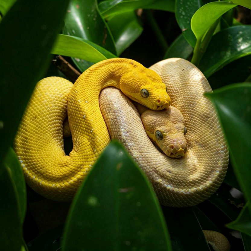 Pythons in love