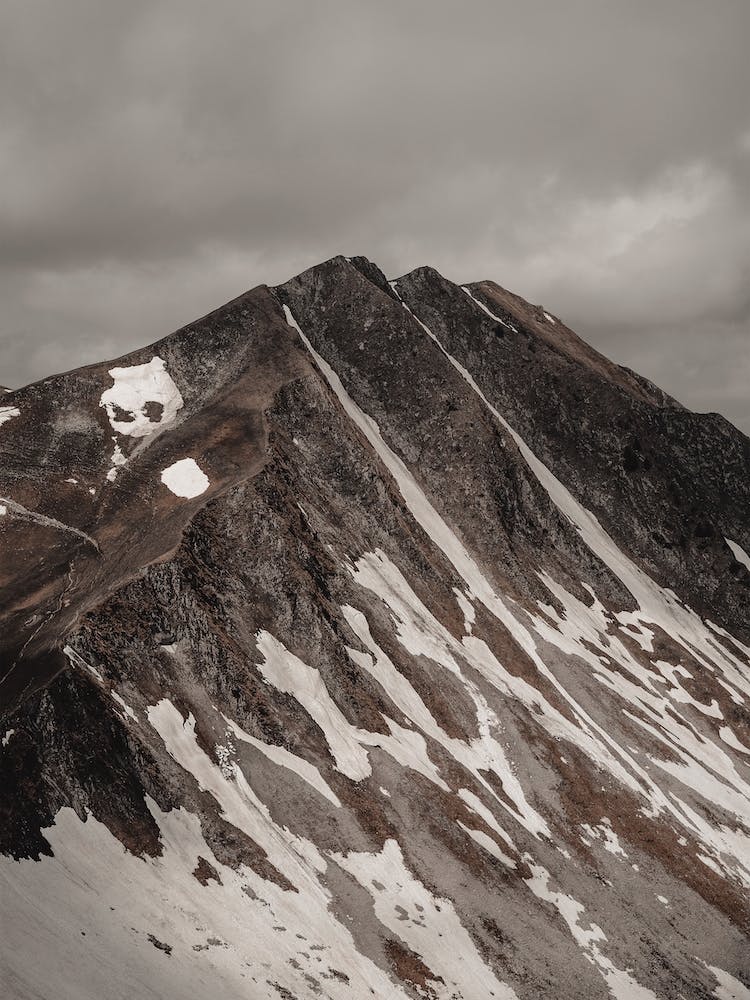 Cloudy Mountain Peak
