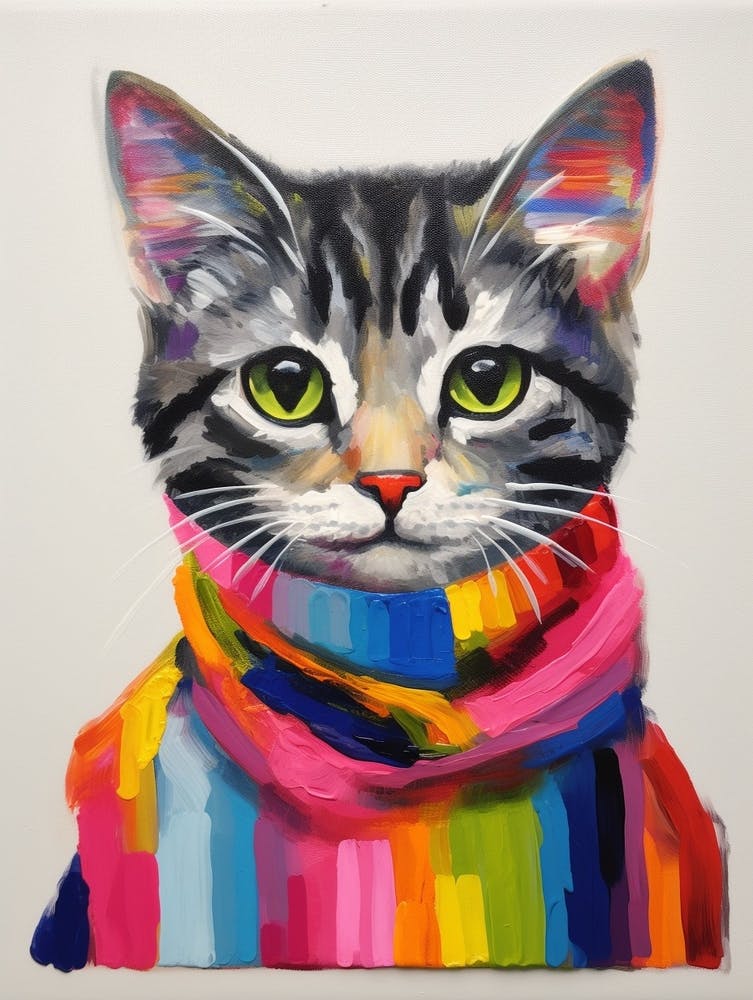 Baby Tier mit Pullover Katze 4