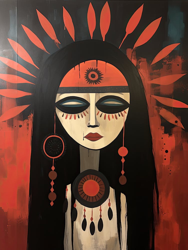 Bohemian Totem Spirit, Boho Art Style