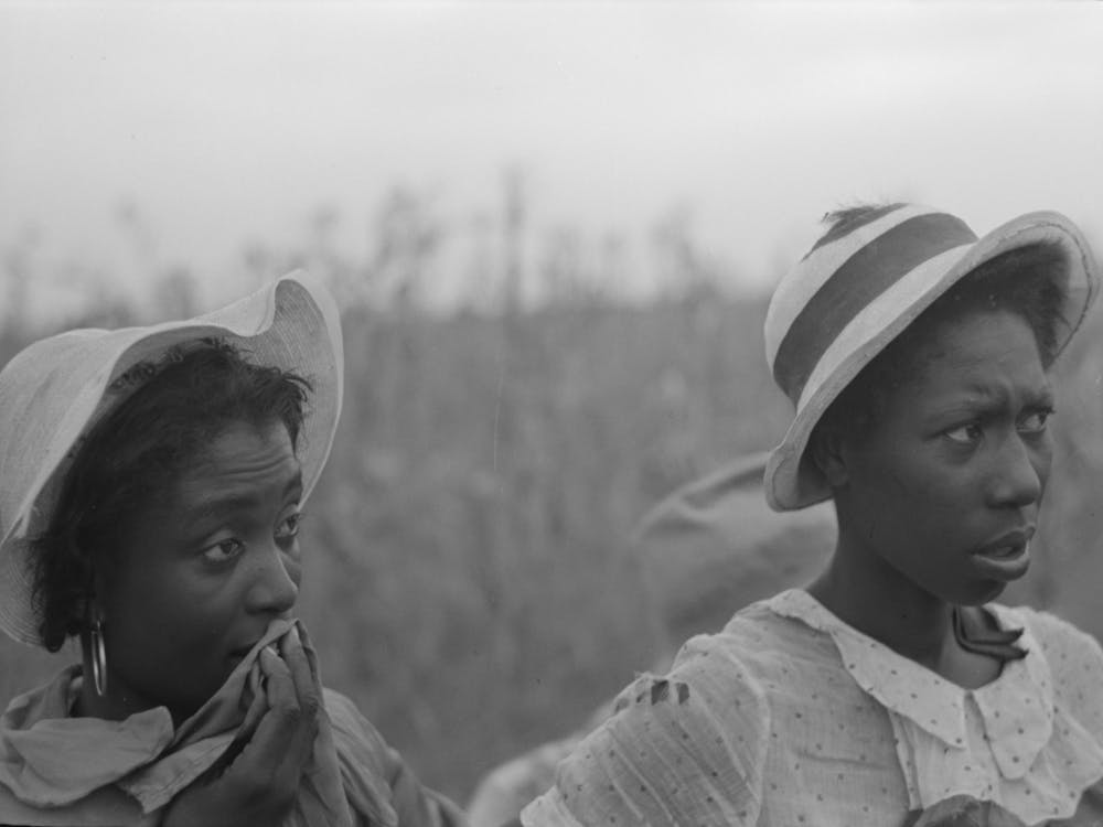 Laborers Employed In Picking Cotton At Lake Dick Project, Arkansas By Russell Lee