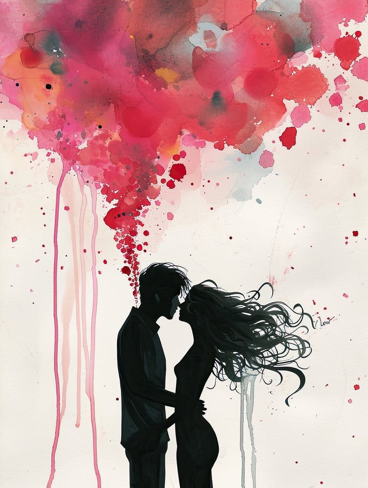 Couple Kissing, Valentine's Day