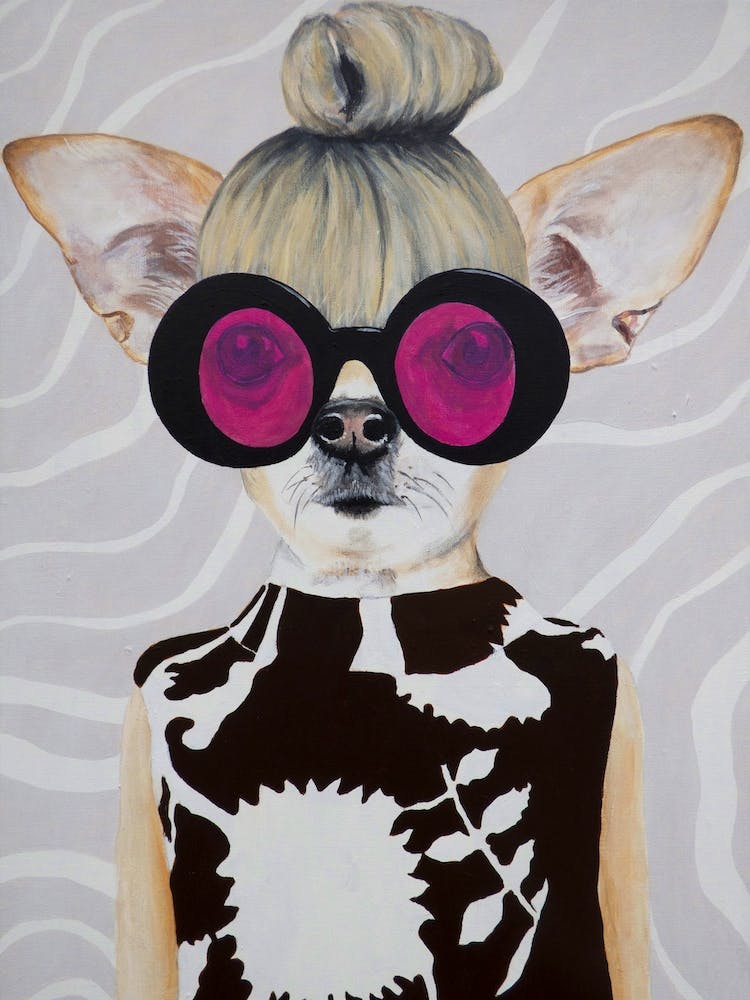 Chihuahua Retro Style