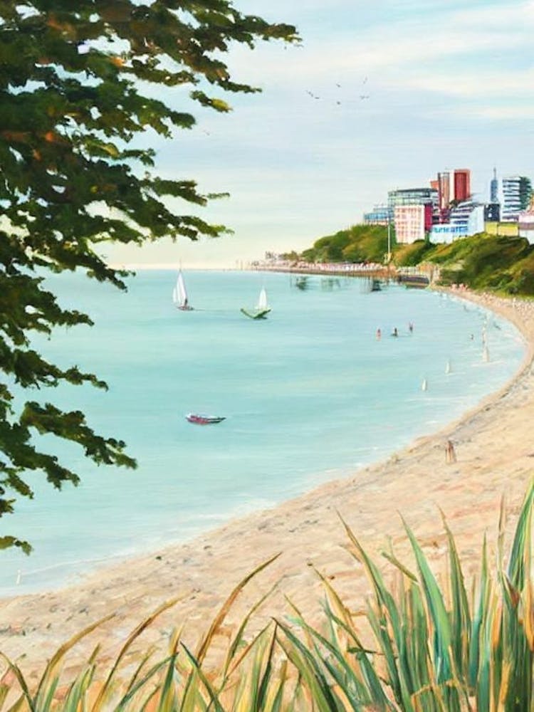 Southend On Sea Beach, Essex Contemporary Illustration 1 