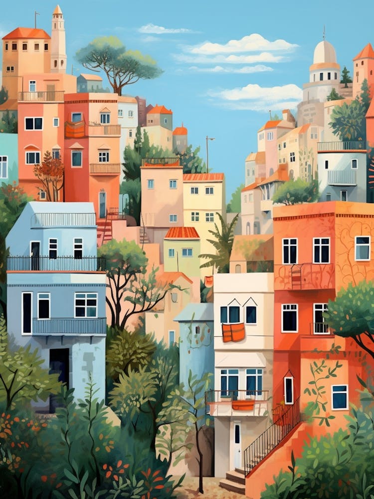 Haifa Israel 1 Illustration