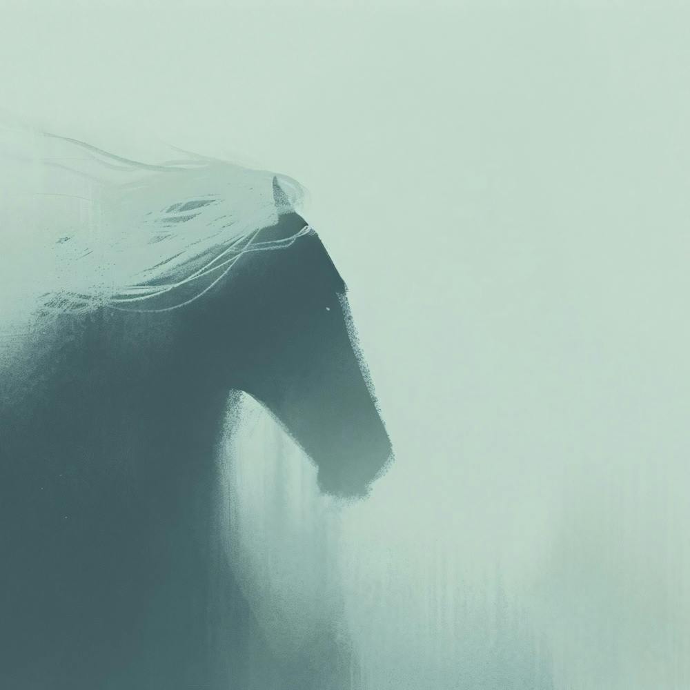 Foggy Horse