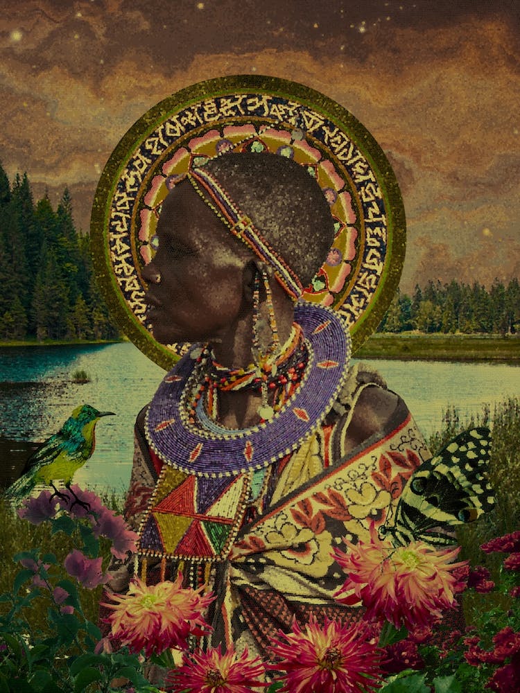 African Tribe Lady
