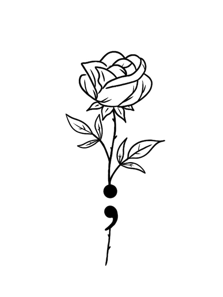 Rose Semicolon