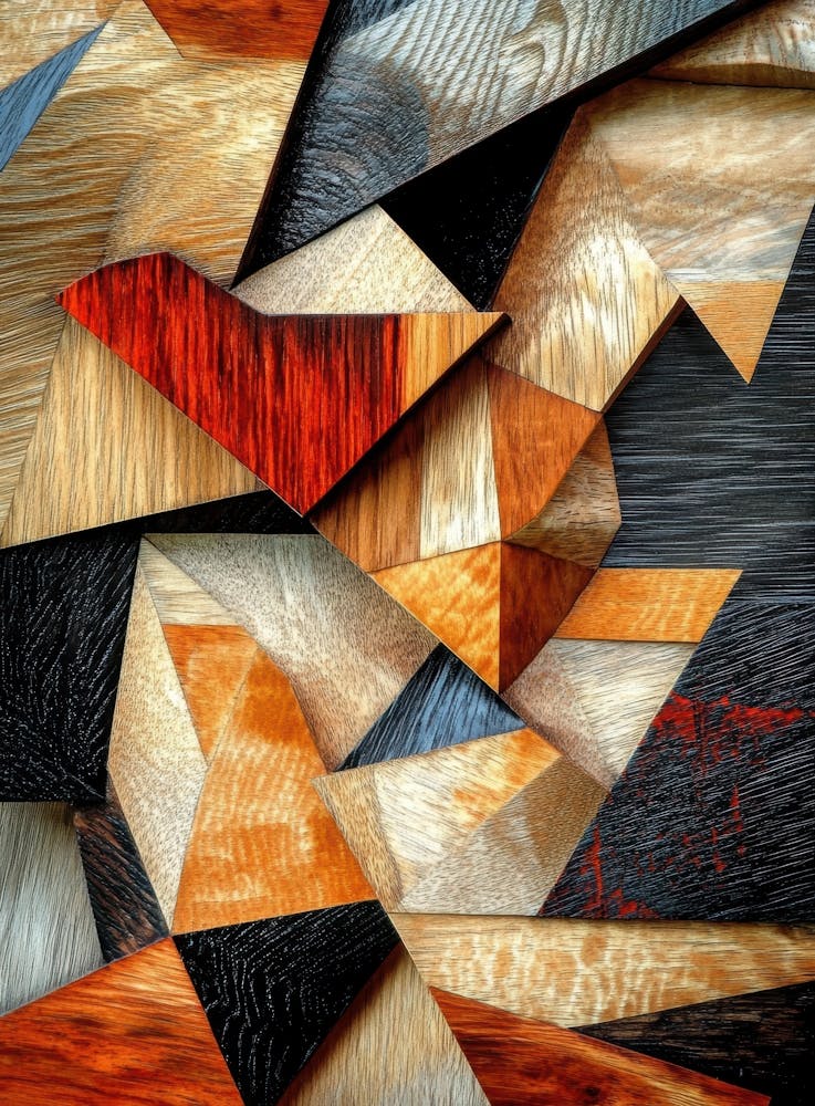 Abstract Wood Art