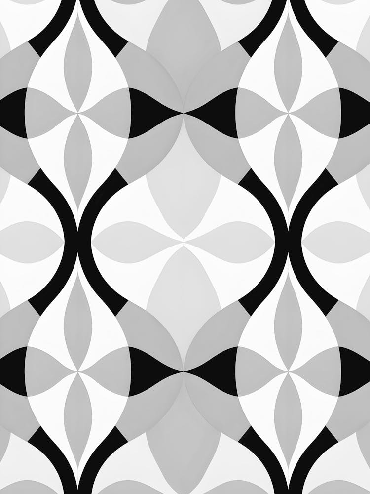 Abstract Black And White Pattern 1