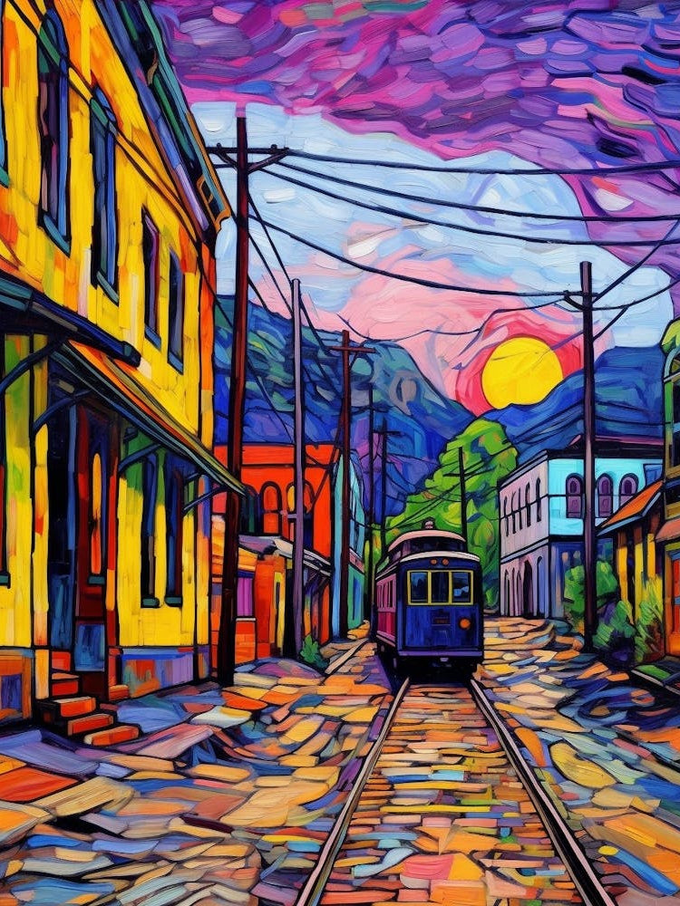 Tacoma Museum District Pointillism 4