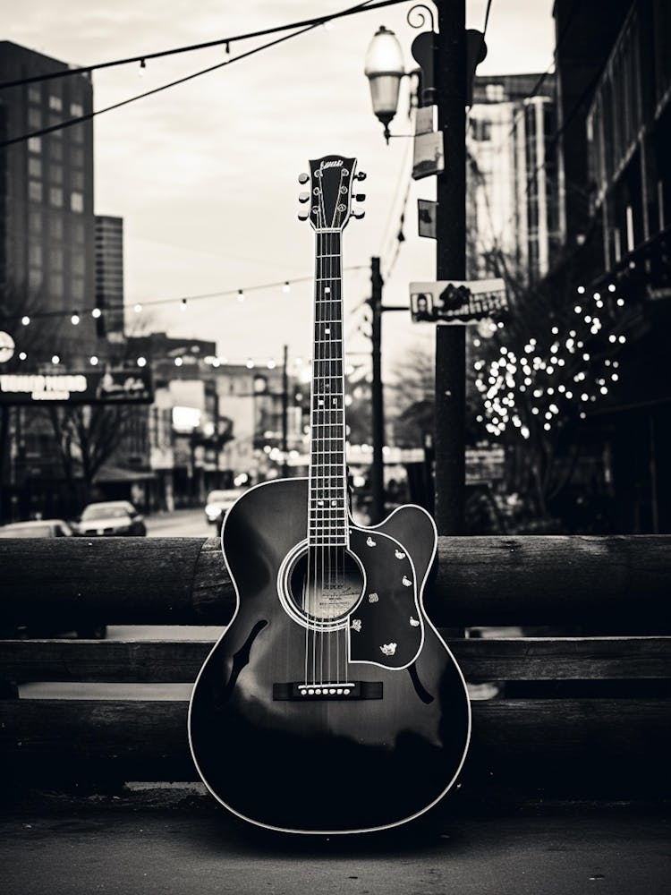 Nashville Black And White Analogue Photograph 2