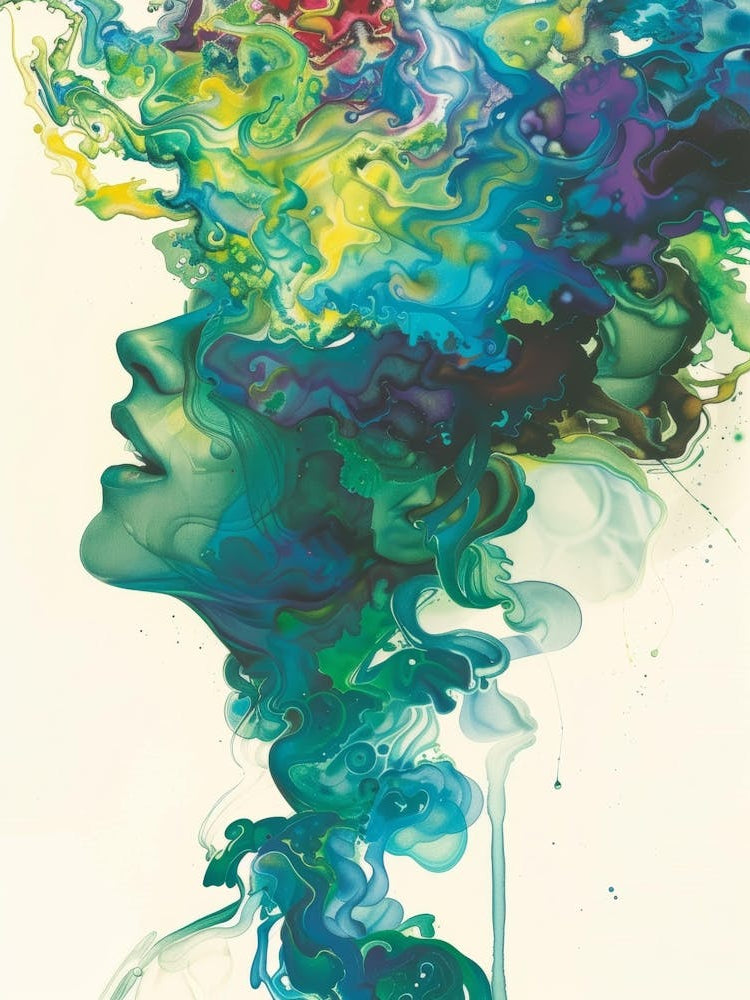 Abstract Of A Woman'S Head 6