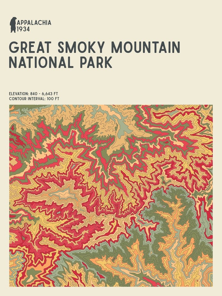 Great Smoky Mountain National Park Series Tennessee Usa