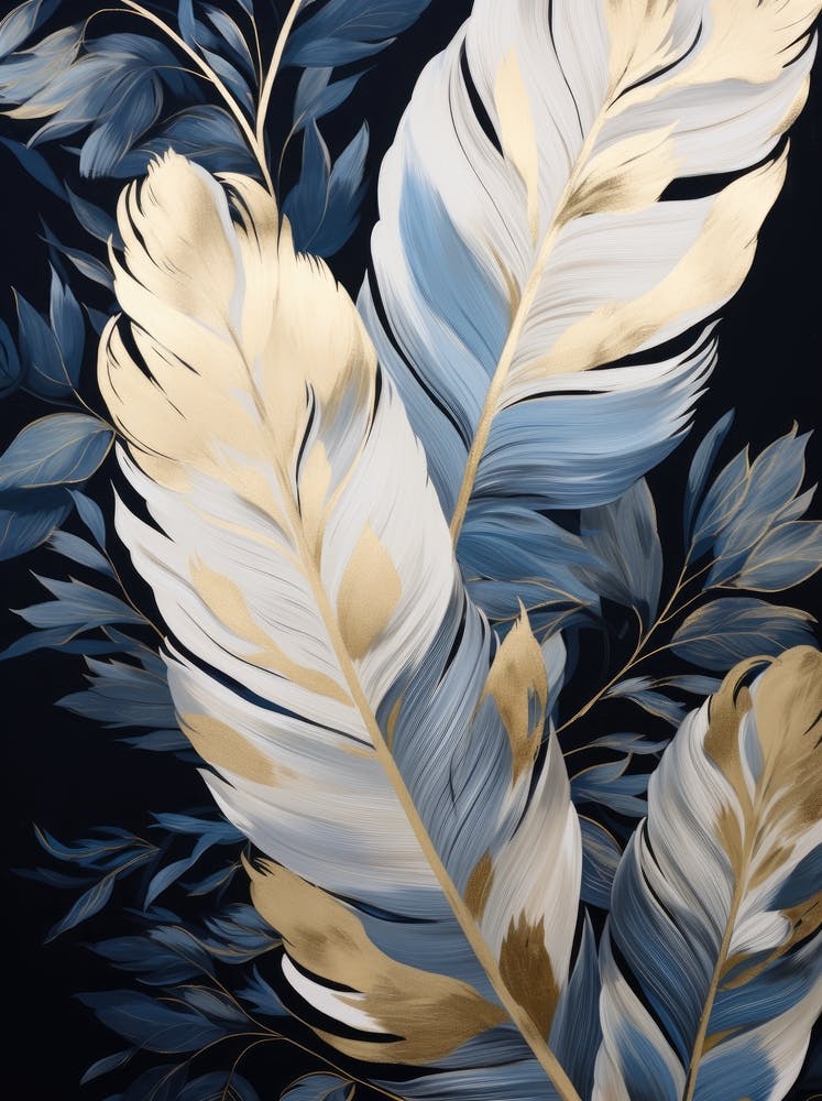 Blue Feathers