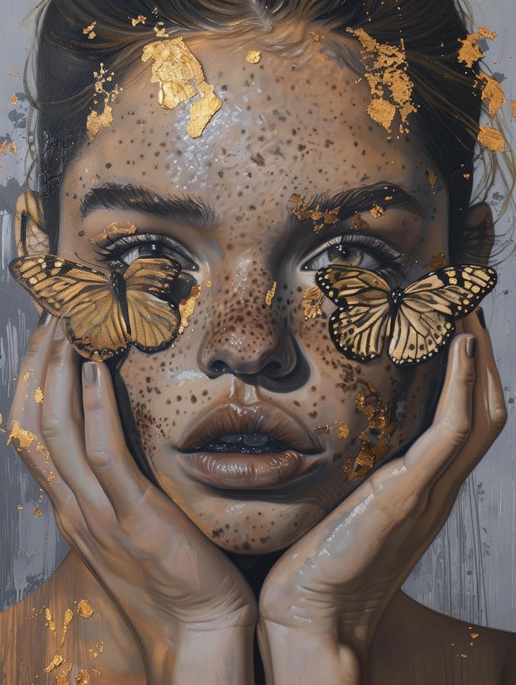 Gold Butterflies