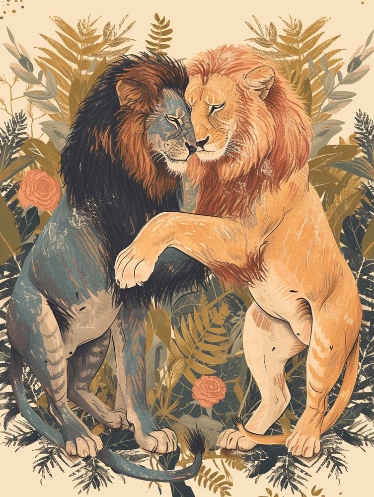 Barbary Lion Rituals Illustration 3