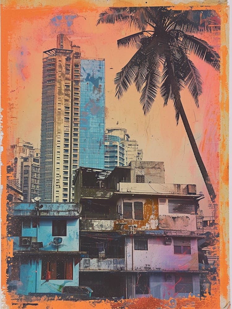 Mumbai Retro Polaroid Inspired 1