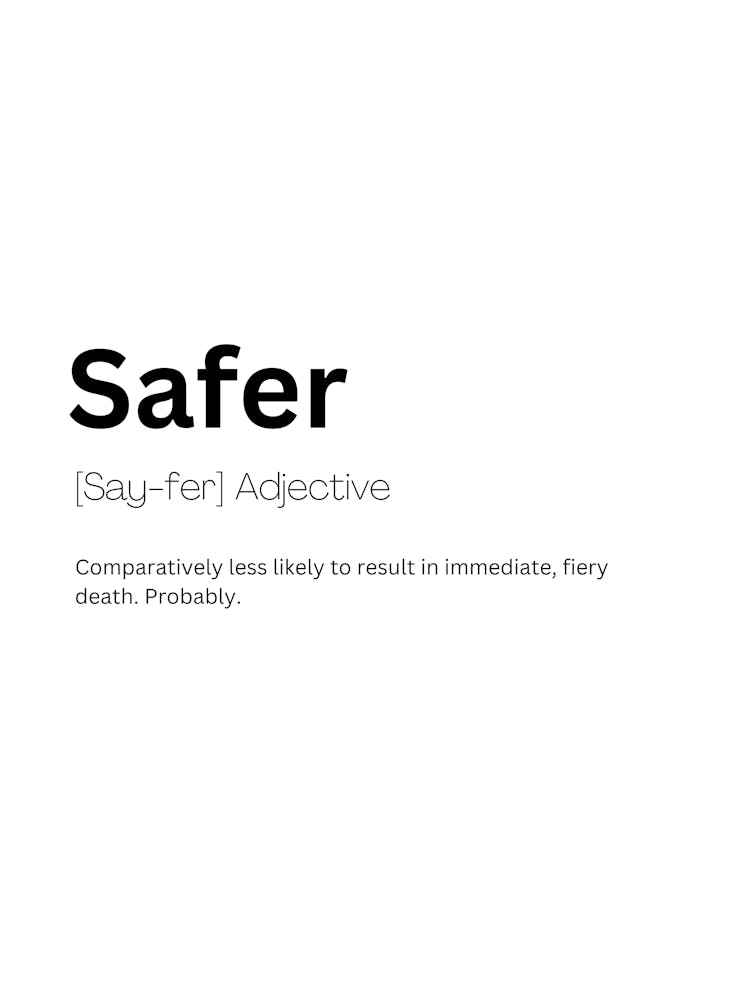 Safer Definition Meaning