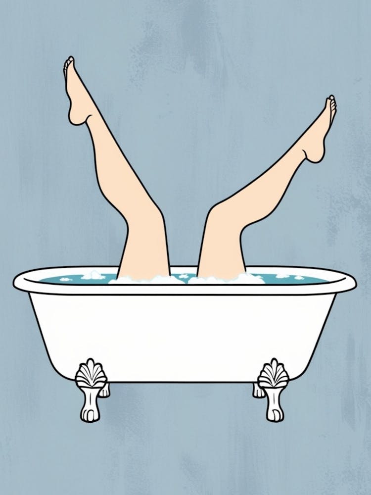 Woman In A Bathtub