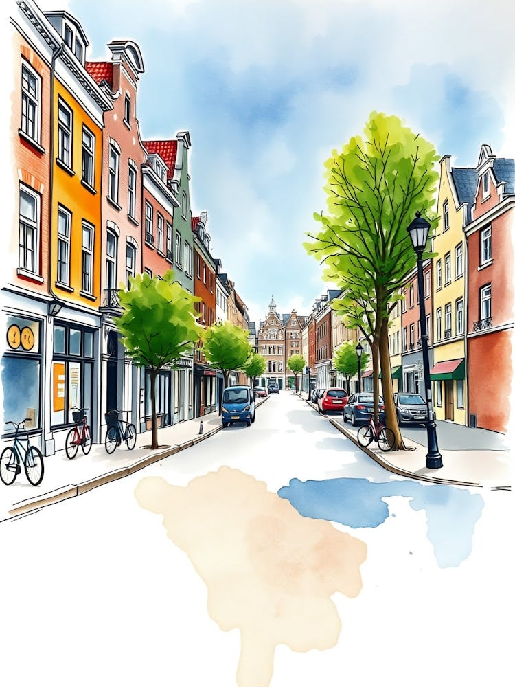 Watercolor Street