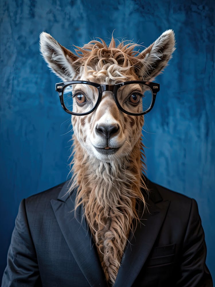 Llama In Glasses 2
