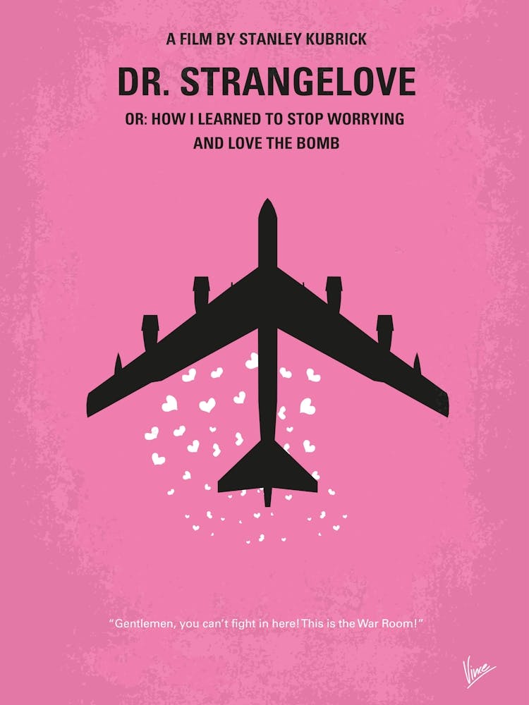 No025 My Dr Strangelove Minimal Movie Poster
