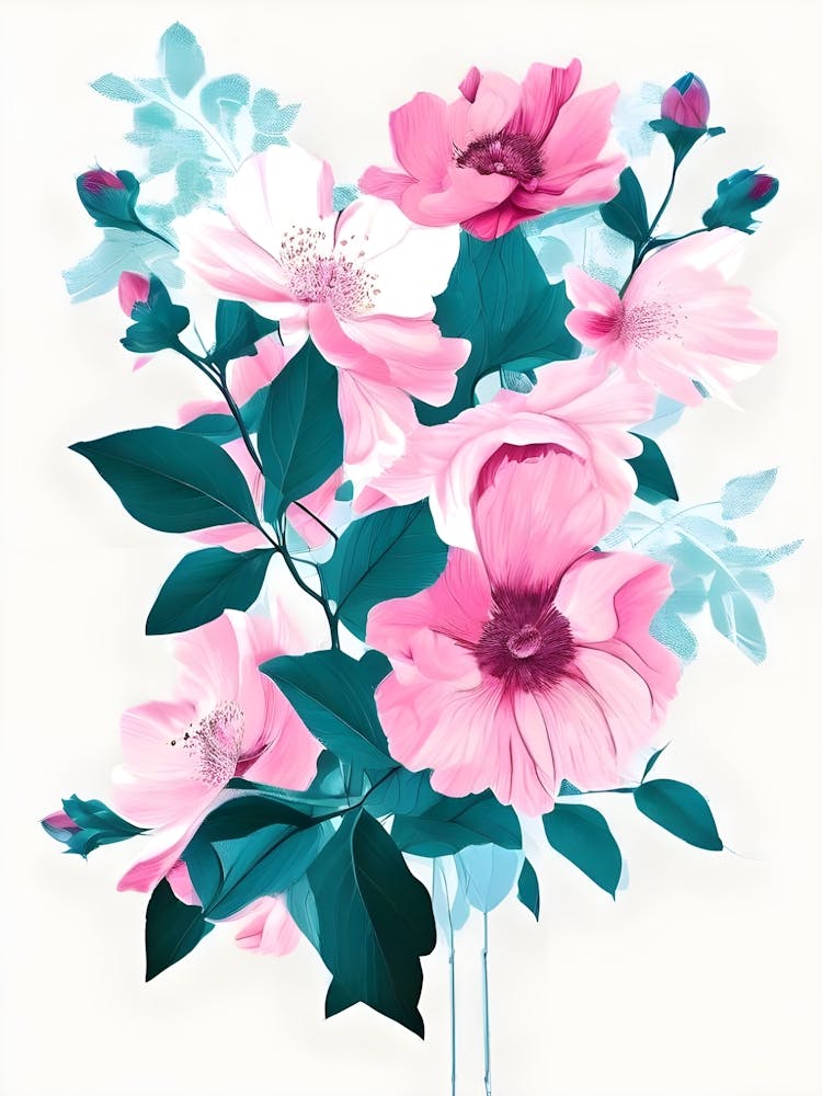 Pink Flowers 12