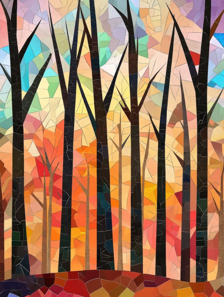 Mosaic Of Trees 2